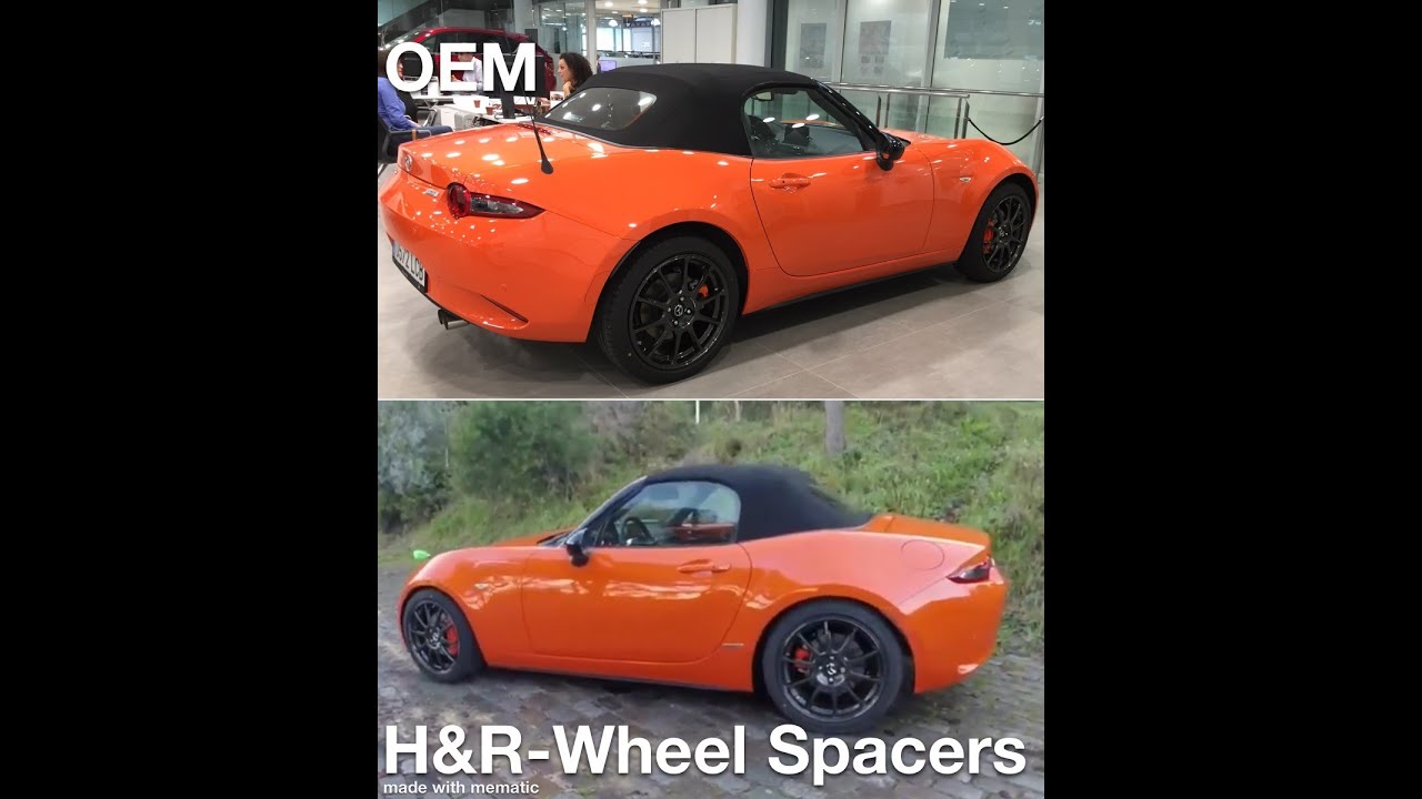 Установка заниженных пружин и колесных проставок на Mazda mx5 nd 30 th Annual от Albert Cars.