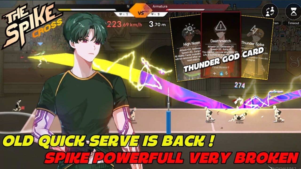 Old Quick Serve Is Back! ,Try Leon New Trait With Broken Card Ability - The Spike Volleyball Cross