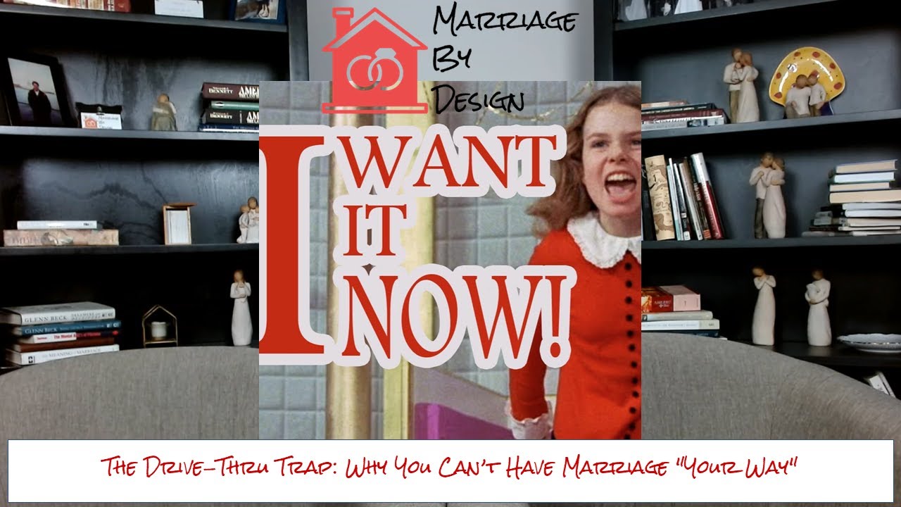 The Drive-Thru Trap: Why You Can’t Have Marriage 