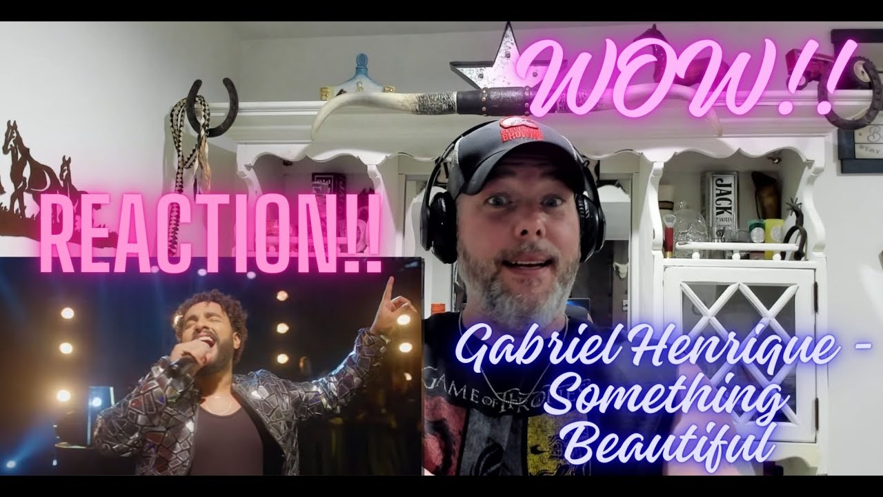 Reaction!! First Time Hearing: Reacting to Gabriel Henrique - 'Something Beautiful