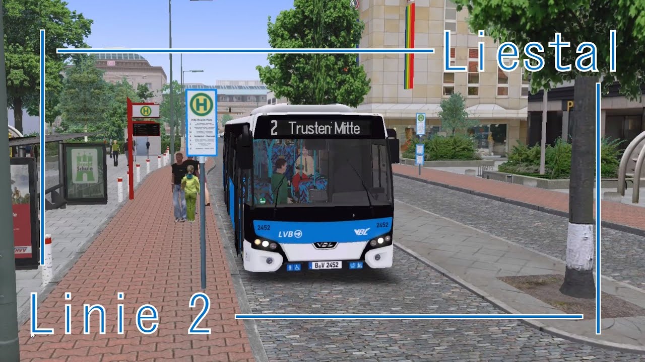 OMSI 2 - Liestal V3: Linie 2 Liestal Hauptbahnhof - Trusten Mitte