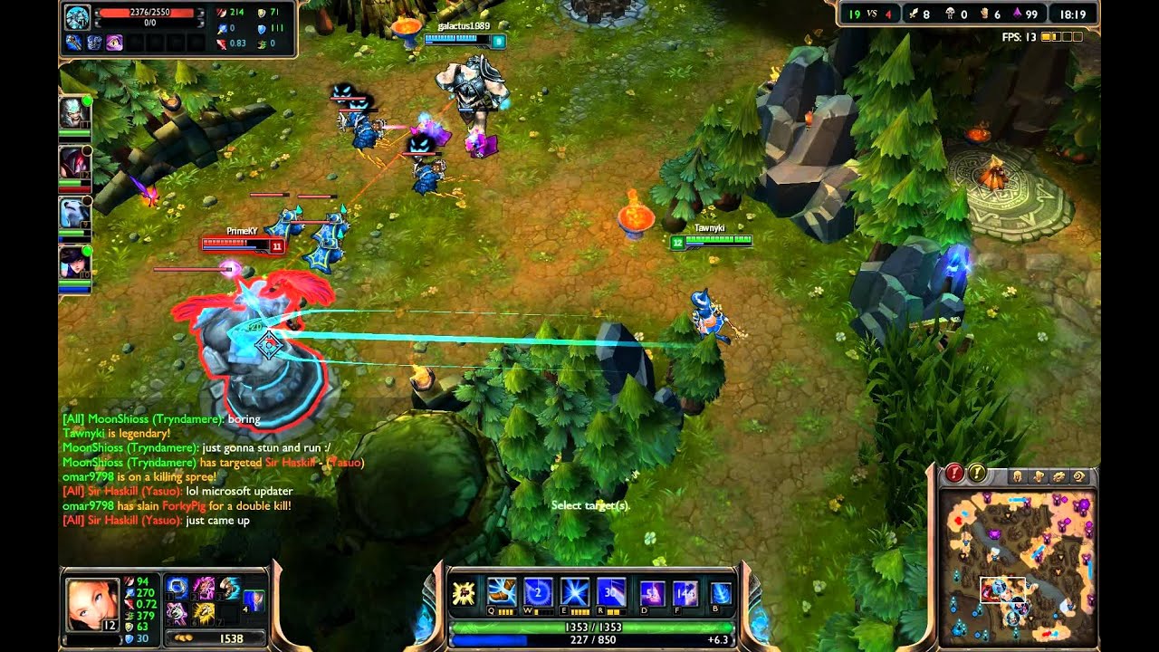 League Of Legends: Lux win: 16-1-10 GG OP WOO!