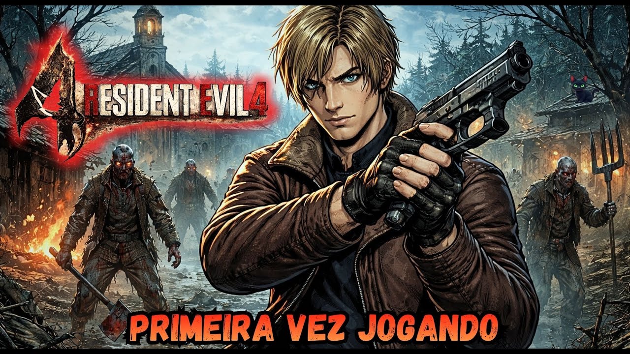 😱 PRIMEIRA VEZ no INTENSO! | RE4 Remake 🧟‍♂️Shorts