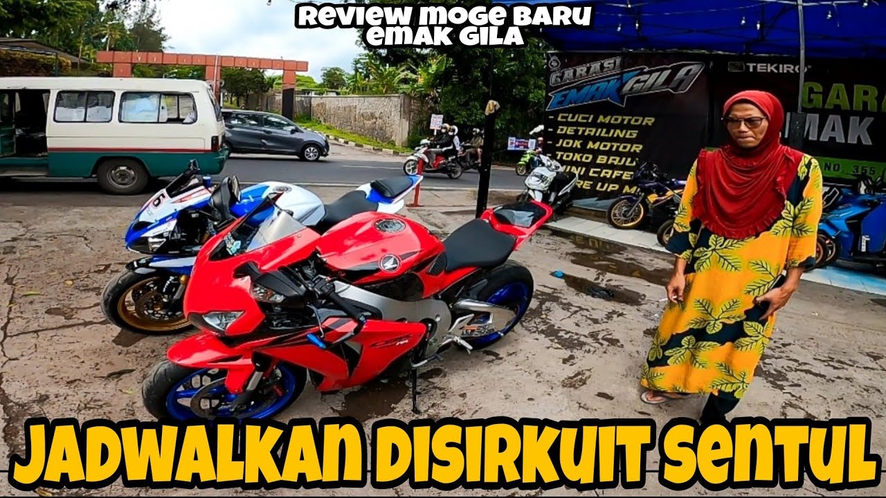 AJAK BALAP MOGE BARU EMAK GILA || CBR1000RR YAMAHA R6