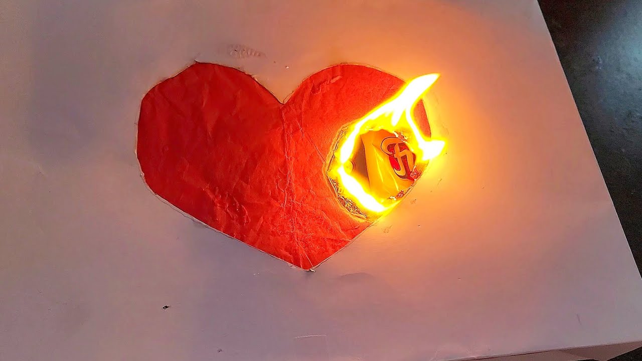 ❤️[День святого Валентина] Как сделать простую коробку для сжигания останков