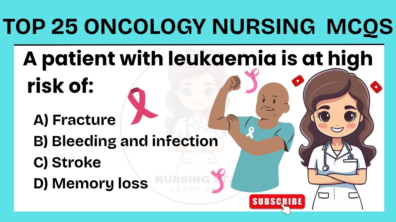 Top 25 Oncology Nursing MCQs | Most Repeated Questions #norcet2025 #nursing