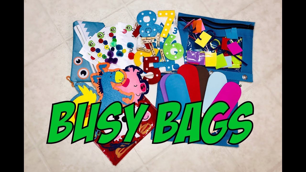 5 EASY TODDLER BUSY BAGS