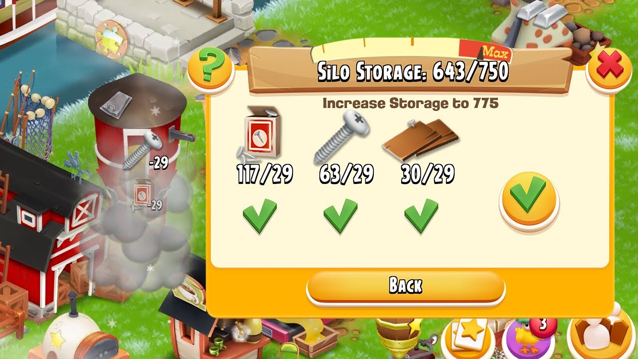Hay Day ROAD to LEVEL 100 #5 - UPGRADING MY SILO