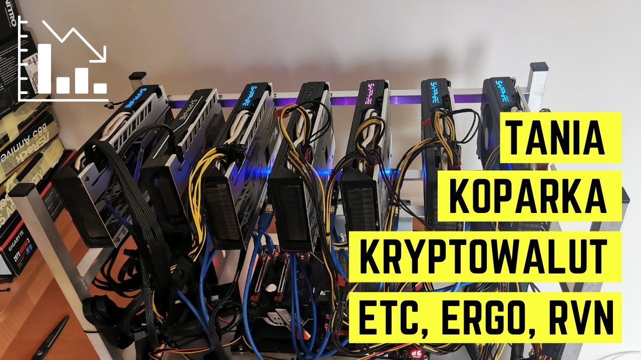 Tania i budżetowa Koparka kryptowalut 7 x rx 580 4gb,  Kopię ETC, 800 zł miesięcznie!
