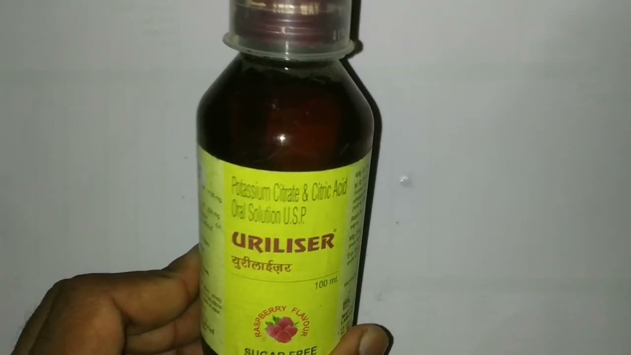 Uriliser syrup,potassium citrate and citric acid oral solution