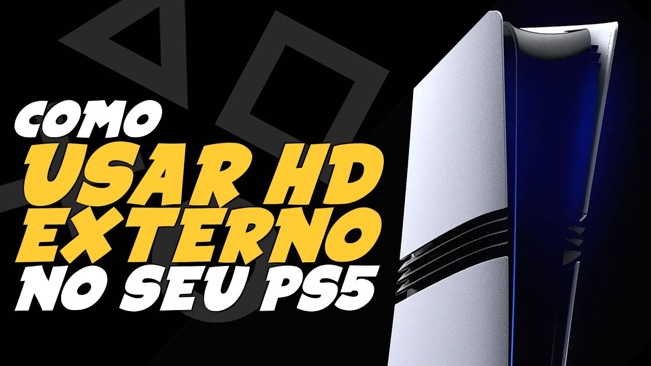 Como USAR um HD EXTERNO no PLAYSTATION 5 [PS5]