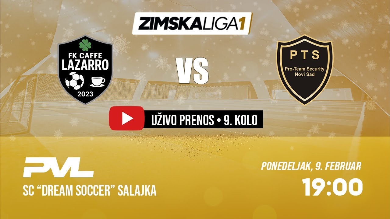 CAFFE LAZARRO - PTS-NS | ZIMSKA LIGA 1 | S1:K9