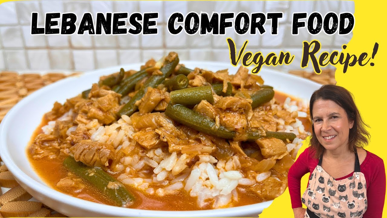 Lebanese Green Bean Stew With A Secret Ingredient! | Vegan Dinner Idea