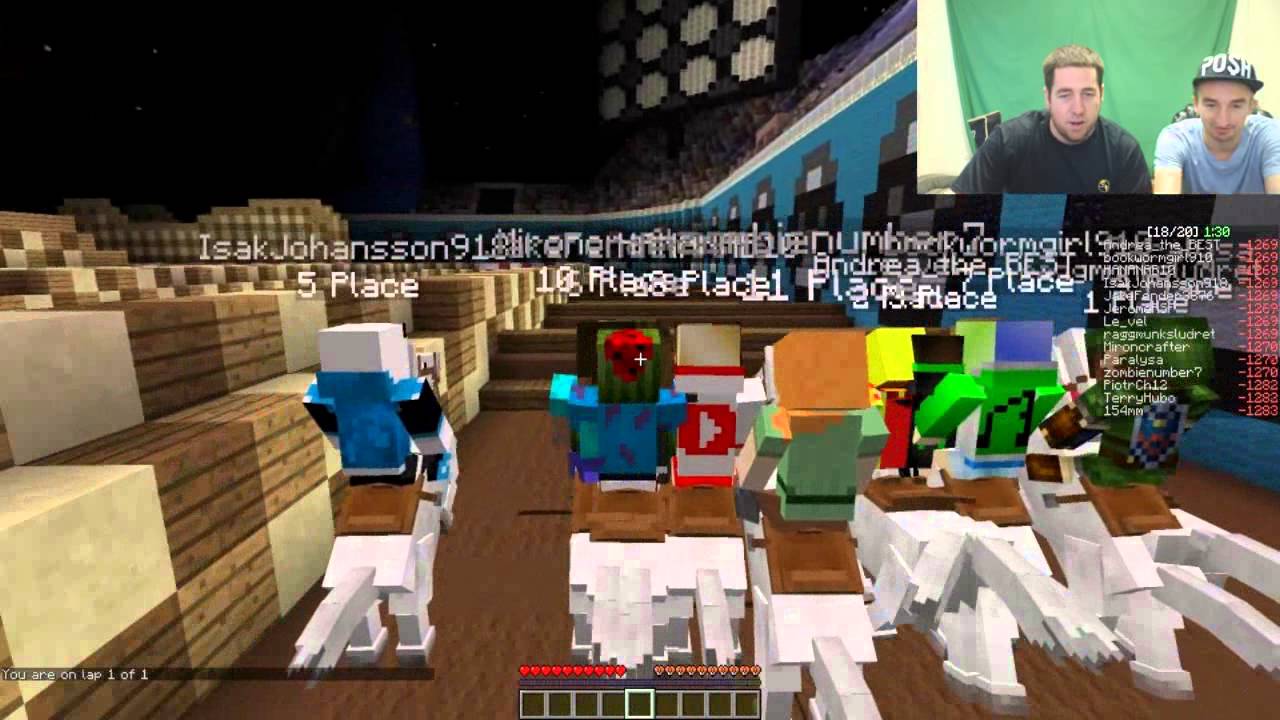 Minecraft FACECAM Party (Keyboard Swap) w/ xRPMx13 | JeromeASF