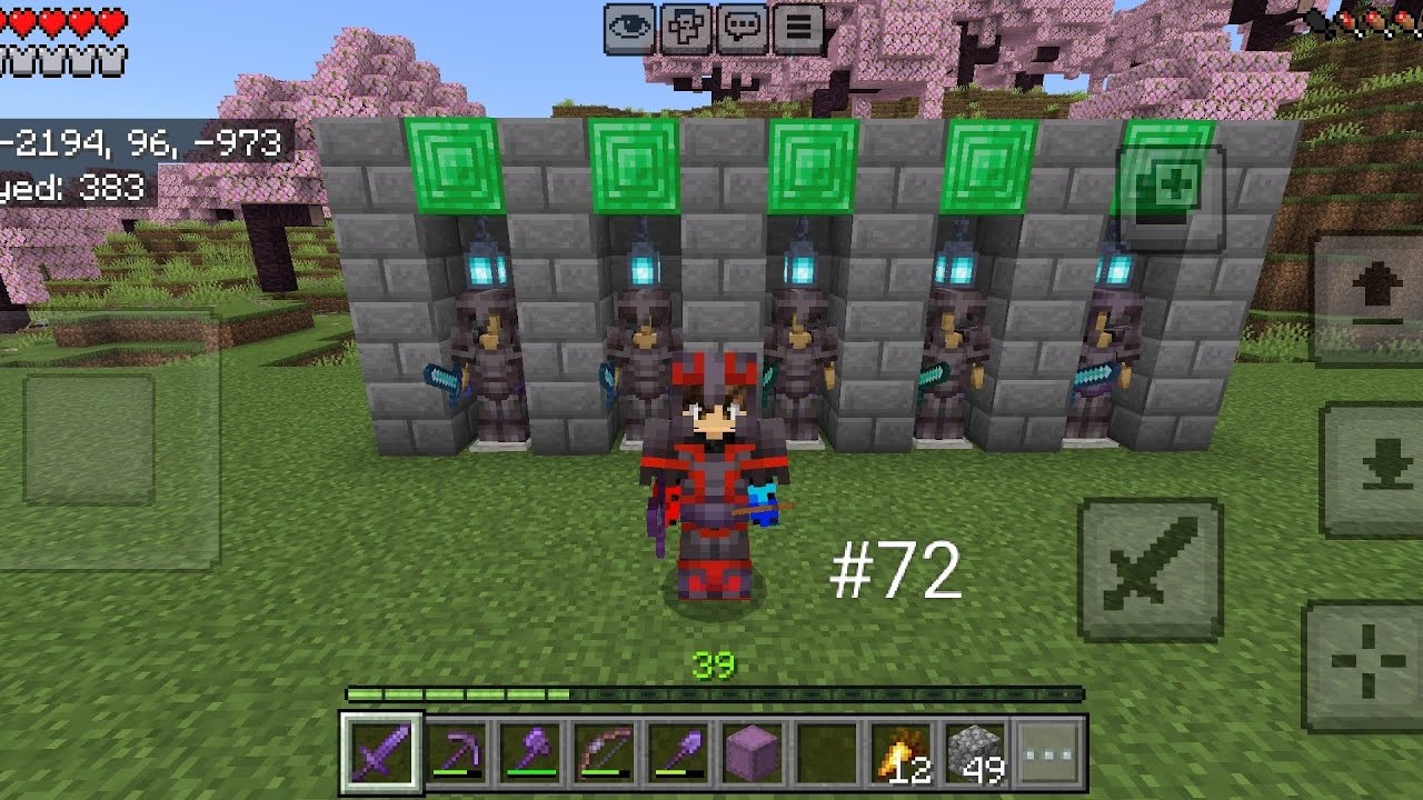 I Made 5 Full Netherite Armour in Minecraft mobile Survival part #72#minecraft#minecraftmobile