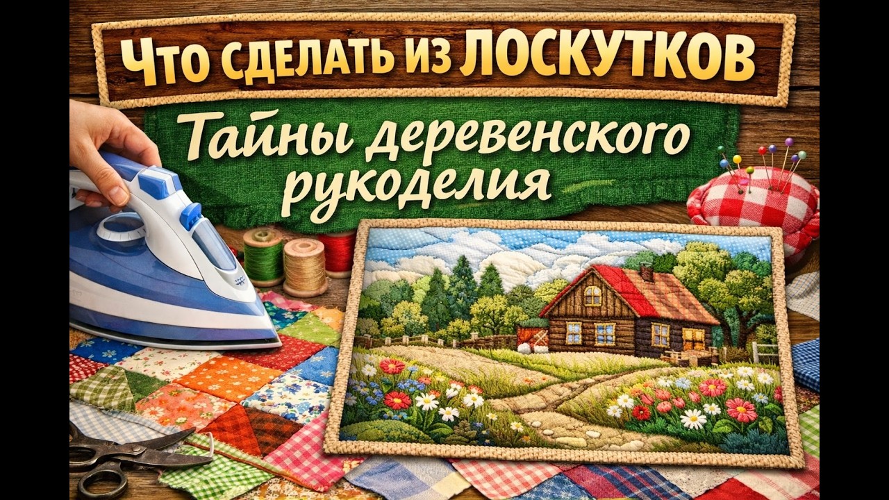 Как делаются ланч-маты из лоскутков | Деревенское рукоделие, которое передавалось поколениями