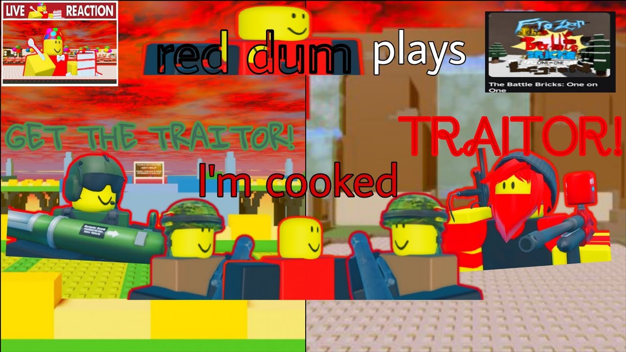 Red battler plays the battle bricks one on one