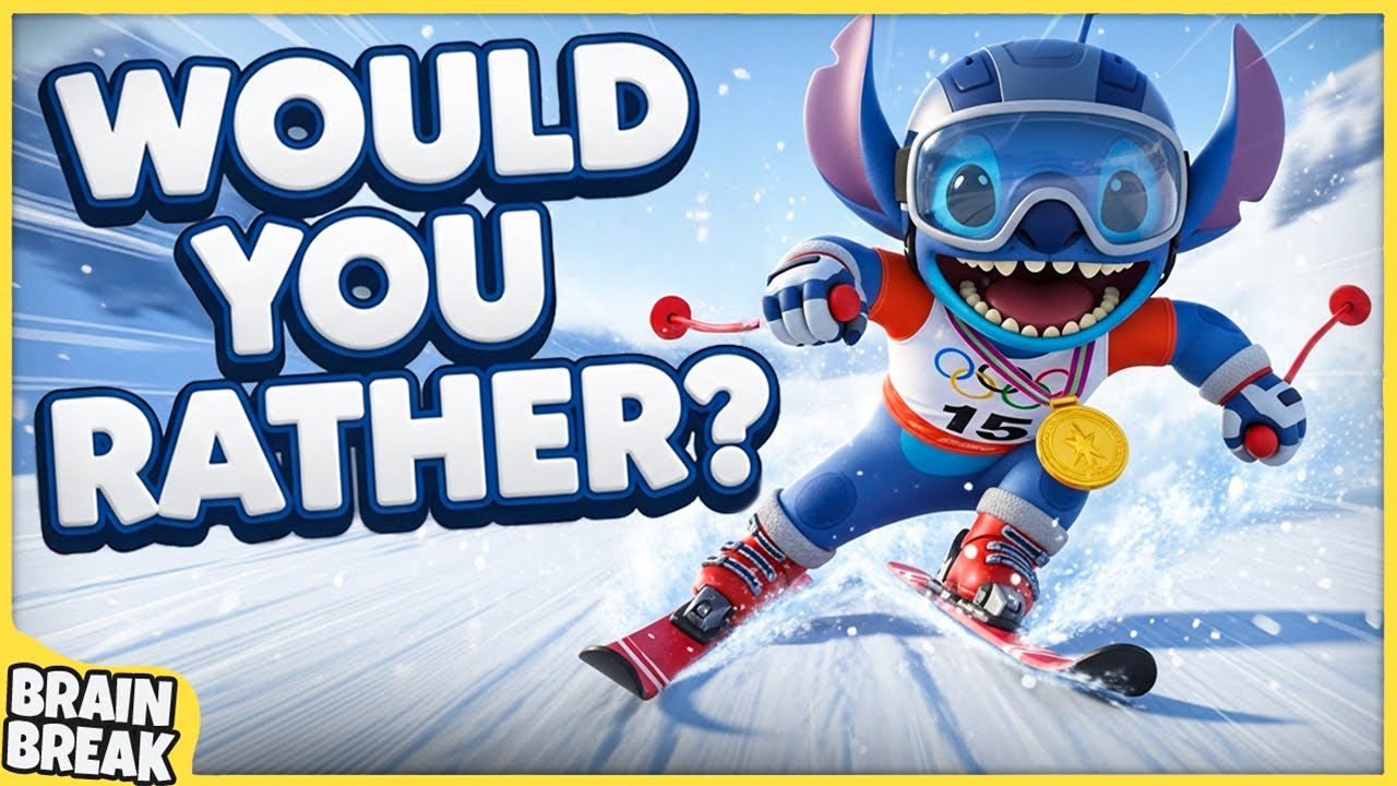 Winter Olympics Would You Rather? Workout | Winter Olympics Brain Breaks For Kids | Go Noodle Move