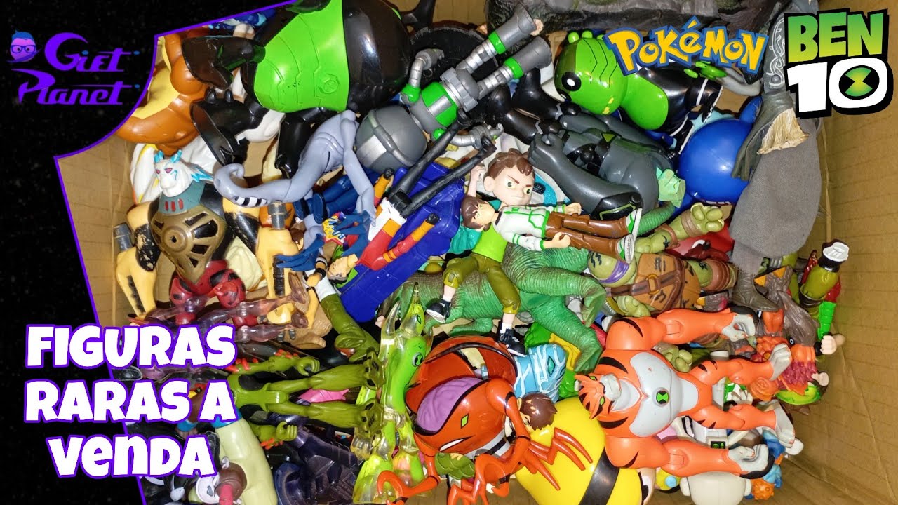 Bonecos de Ben 10 raros a venda (pokémon, toybiz, bootleg, SONIC e muito mais)
