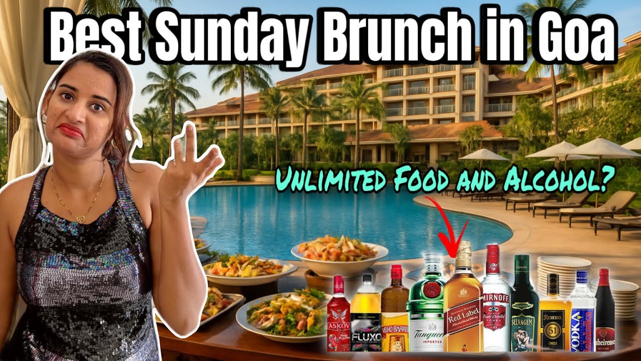 The Westin Goa Sunday Brunch | Luxury + Unlimited Drinks?🍷 