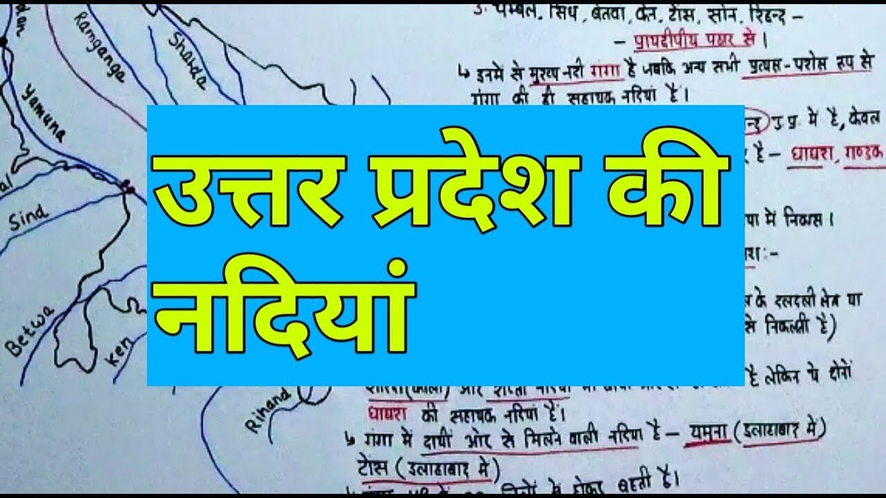 Uttar Pradesh Geography | Rivers in Uttar Pradesh | उत्तर प्रदेश की नदियाँ | Target with Alok