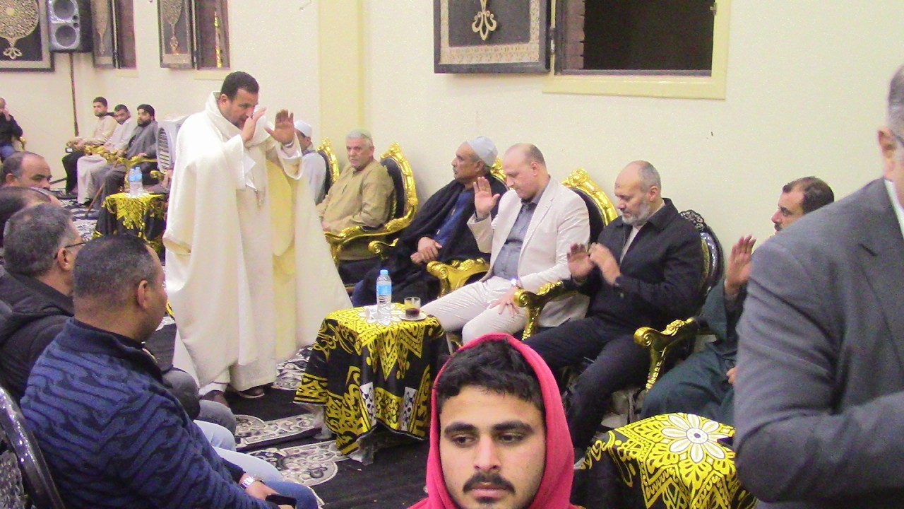 الشيخ الخضر احمد مصطفى عزاء المهندس طارق  احمد نصار نصار  ربع الختام  روعه  بمم تلا  منوفيه
