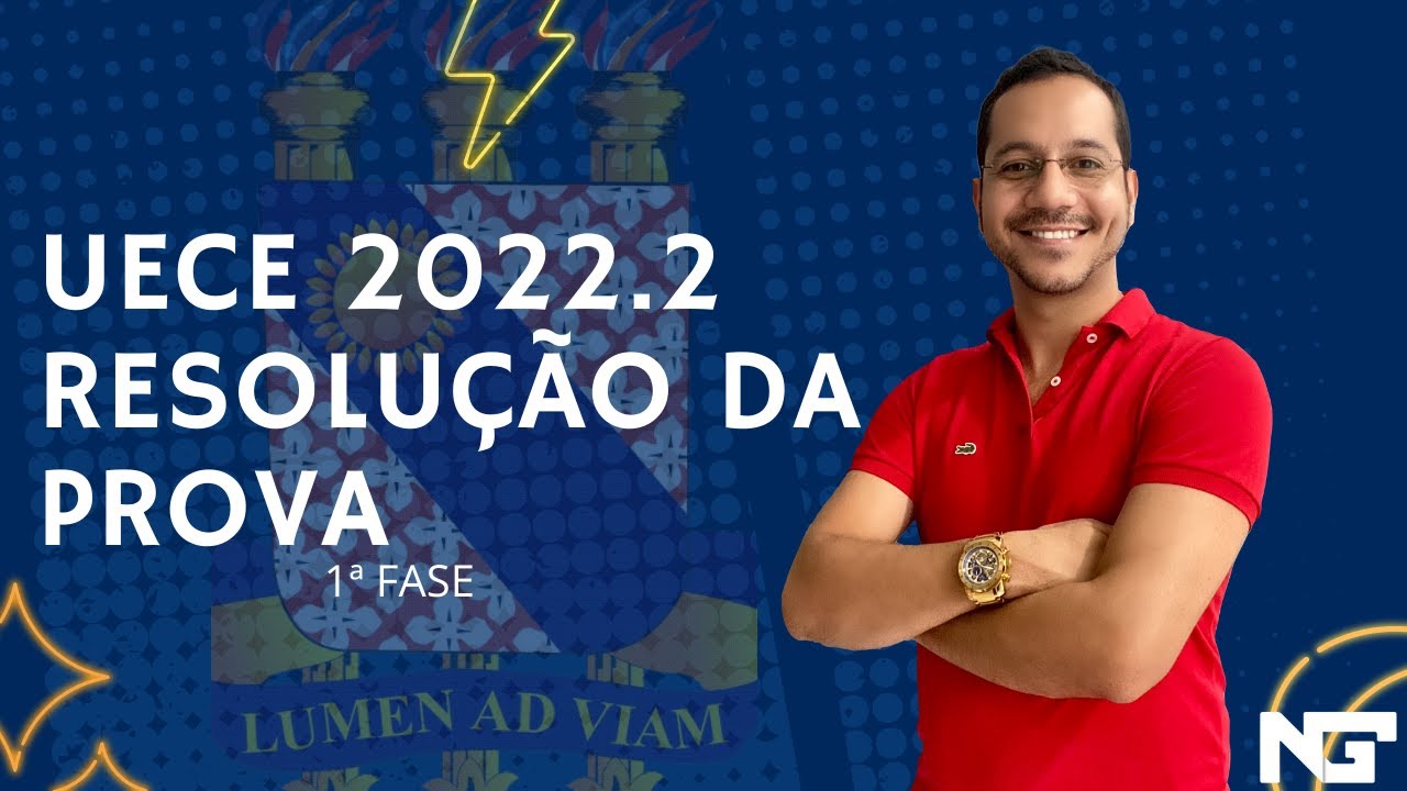 RESOLUÇÃO - PROVA UECE 2022.2 (Matemática)