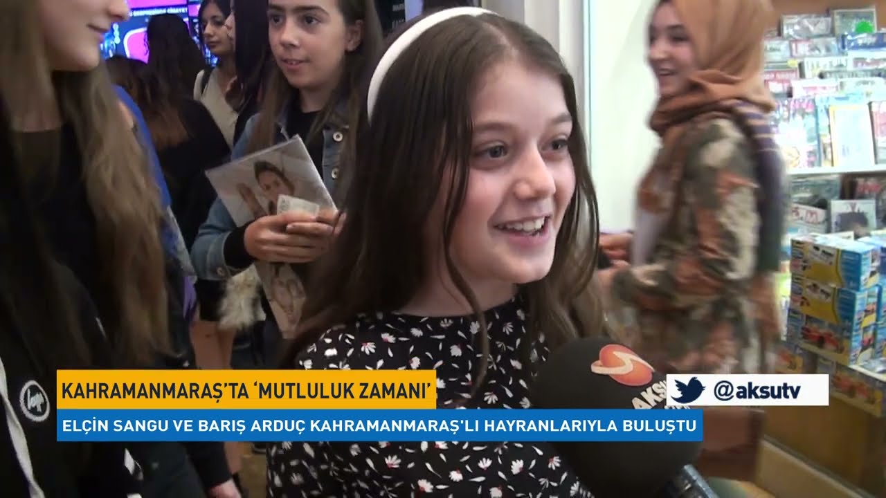 Elçin Sangu Ve Barış Arduç Kahramanmaraşlı Hayranlarıyla Buluştu