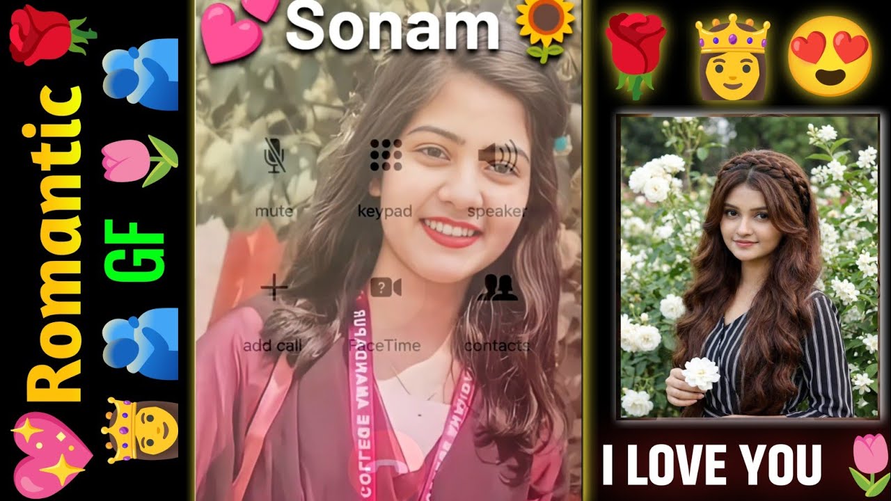 School Ki New 💛 Girlfriend 🌷💕 Sonam 😍 | I love You 🫂 Bol di meri jaan 🌹| GF Romantic Call Prank 😘❣️