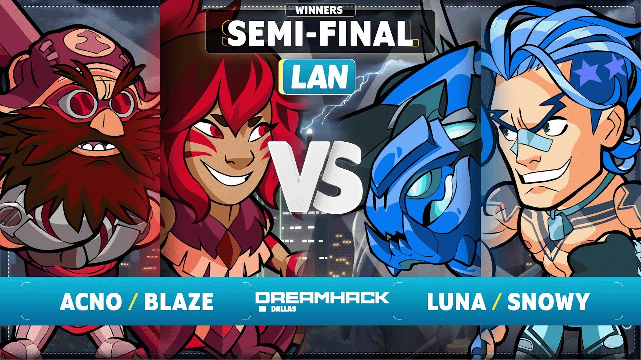 Acno & Blaze vs Luna & Snowy - Winners Semi-Final - Dreamhack Dallas 2023 - LAN 2v2