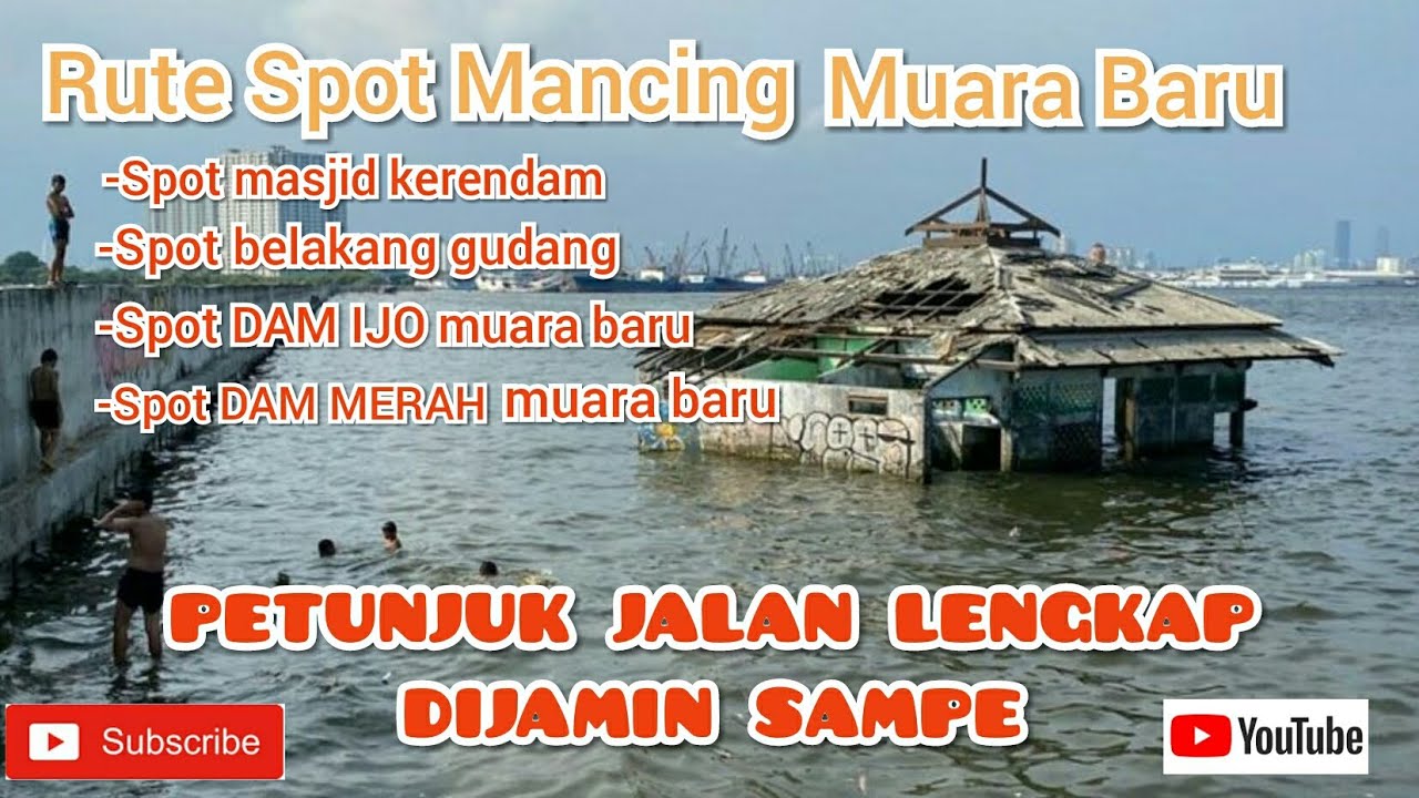 rute spot muara baru, DAM IJO MUARA BARU, DAM MERAH MUARA BARU, MASJID KERENDAM MUARA BARU,