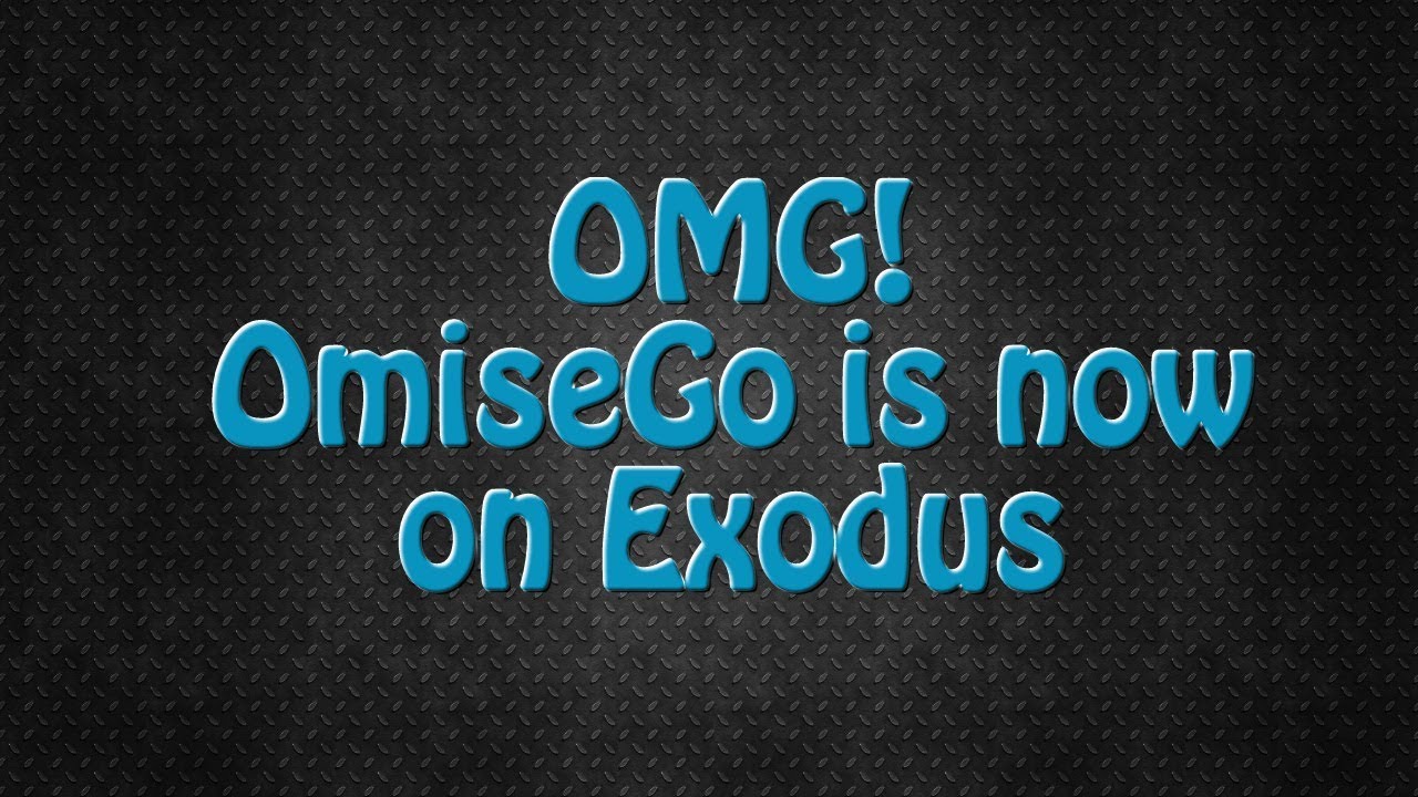 OmiseGo is now on the Exodus Wallet