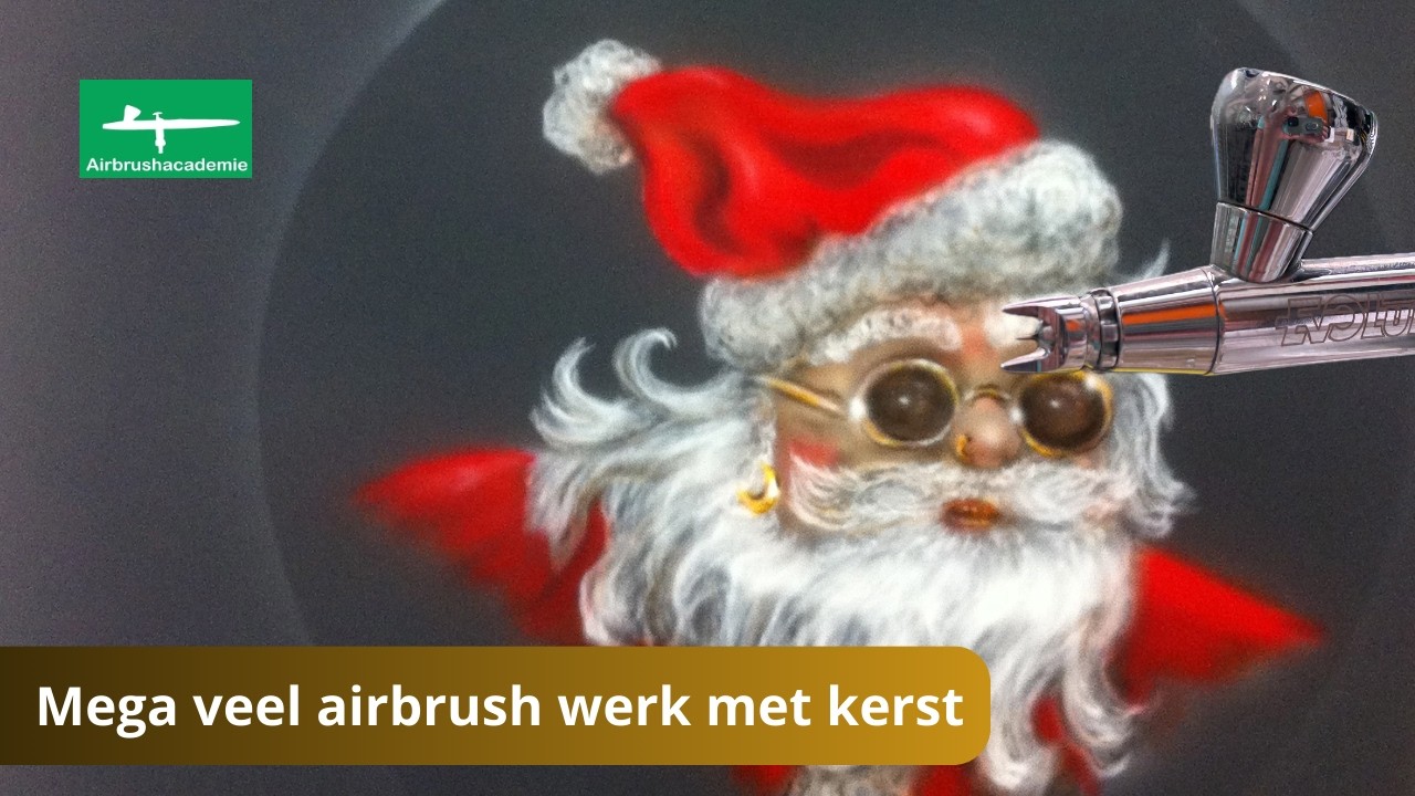 Mega veel airbrush tijdens de kerstweek om nooit te vergeten.