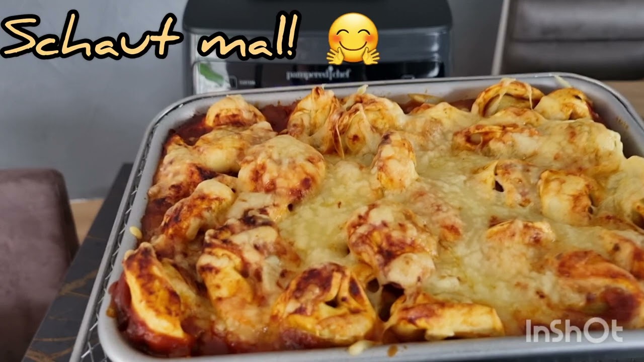 Tortelloni oder Tortellini aus dem Deluxe Air Fryer von Pampered Chef