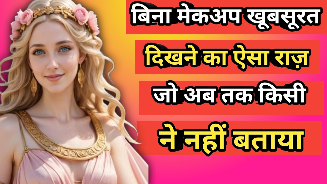बिना मेकअप खूबसूरत दिखने के आसान राज़|खूबसूरत दिखने का ऐसा तरीका,जिसके बारे में शायद ही आपने सुना हो