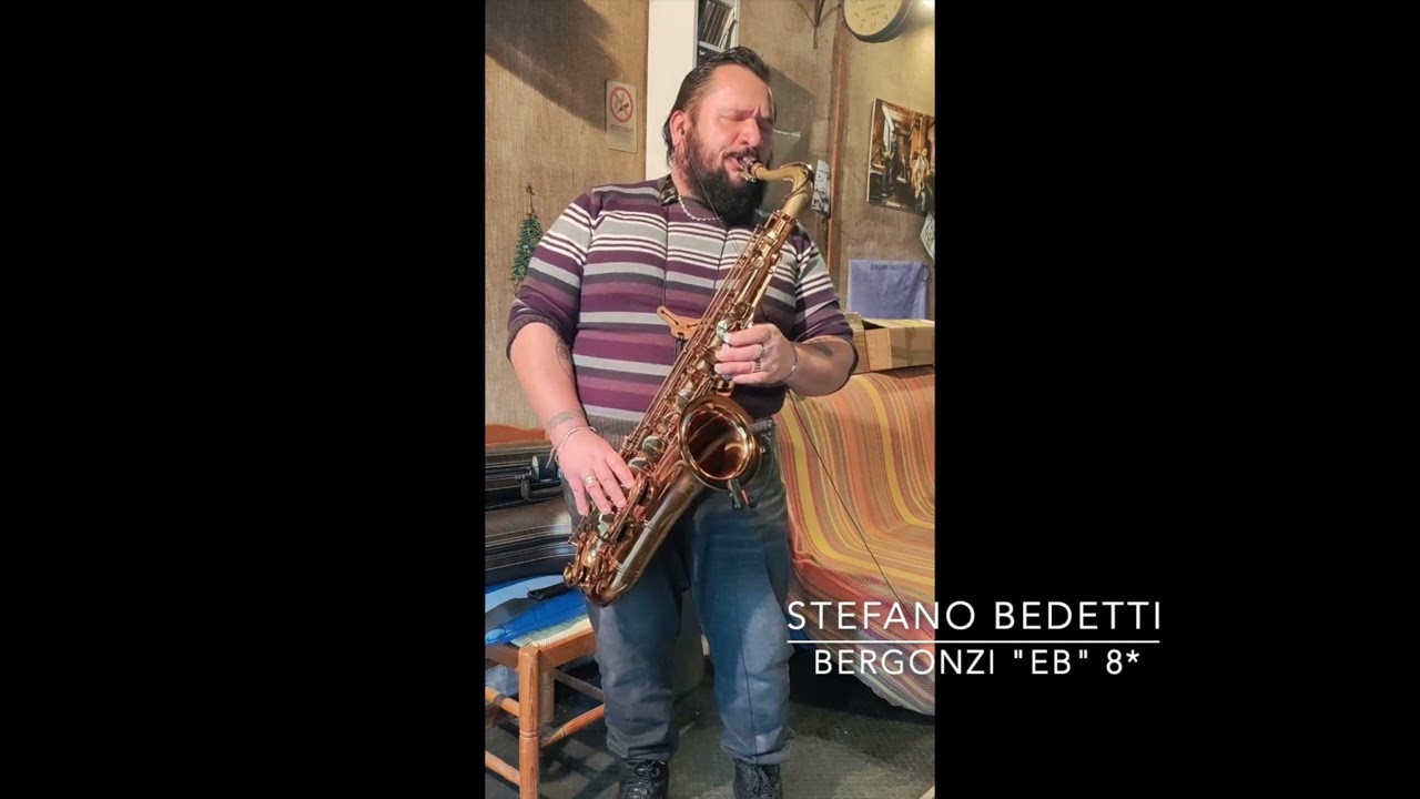 Tenor Saxophonist Stefano Bedetti with Such a Beautiful Tone playing 