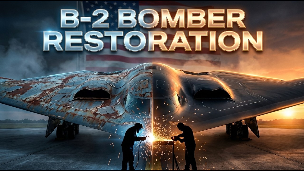 Restoring the B-2 Spirit: $2 Billion Stealth Bomber Full Restoration