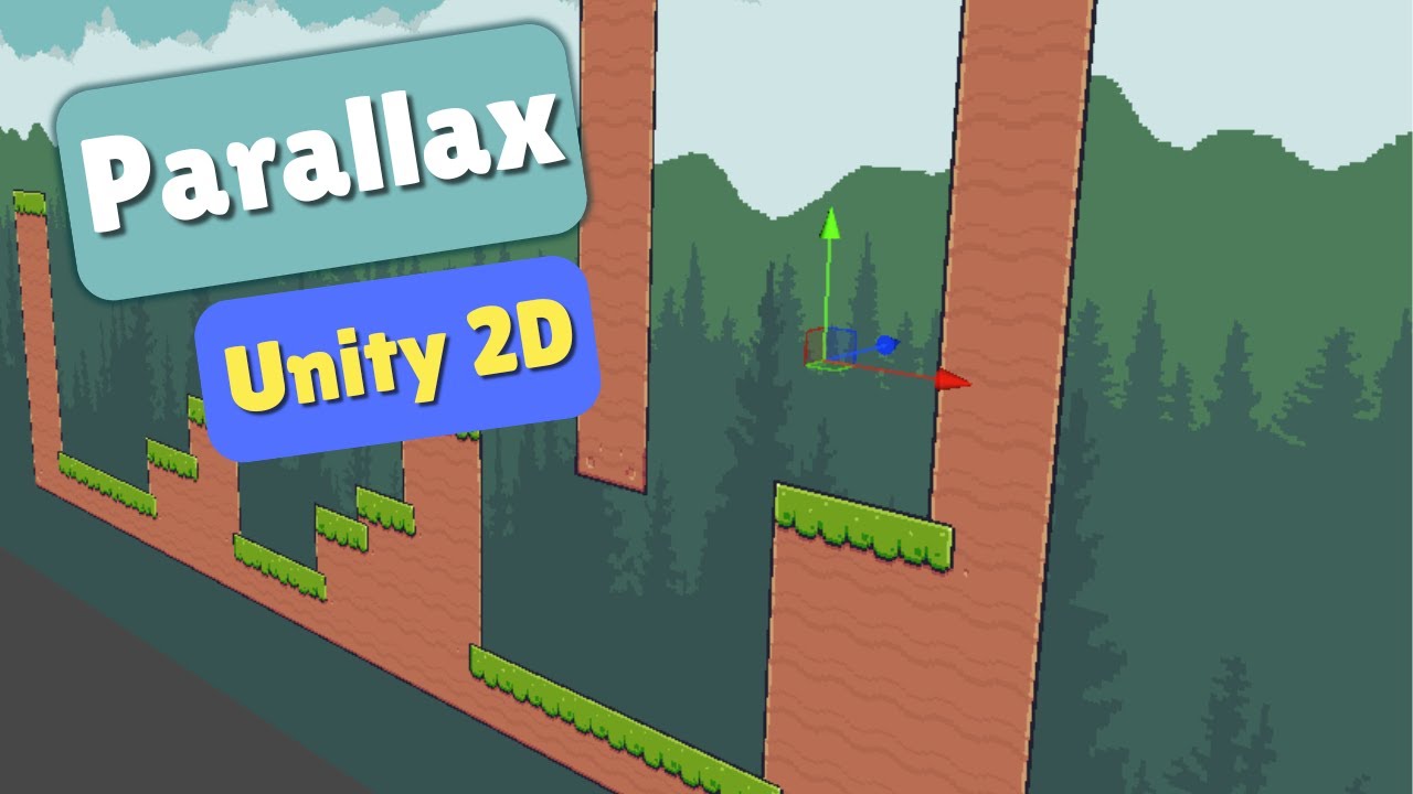 Как настроить 2D-параллакс Unity с помощью 3D-камеры