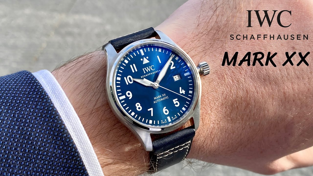 IWC Pilot Mark XX blue 40 mm