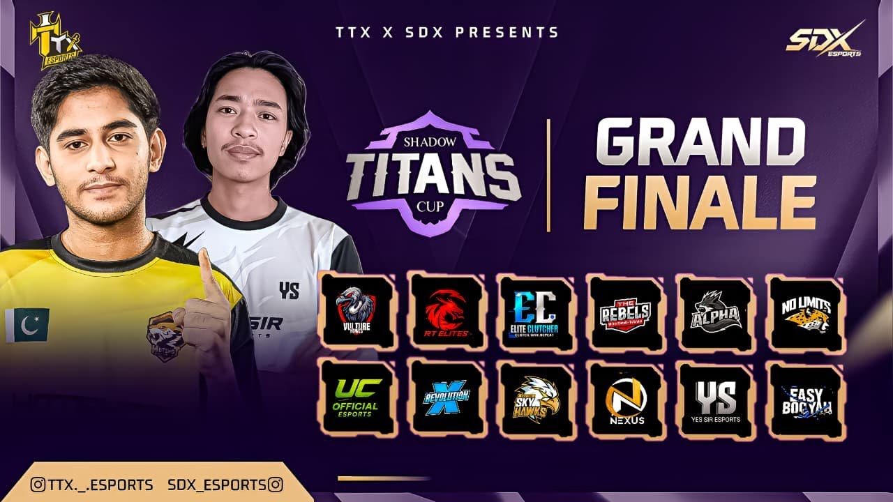 SHADOW TITANS CUP || GRAND FINALS  ||  @FreeFireEsportsPakistan​