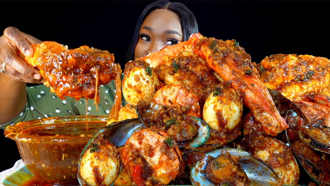 KING CRAB SEAFOOD MUKBANG | DESHELLED | SEAFOOD BOIL MUKBANG | Seafood | Mukbang