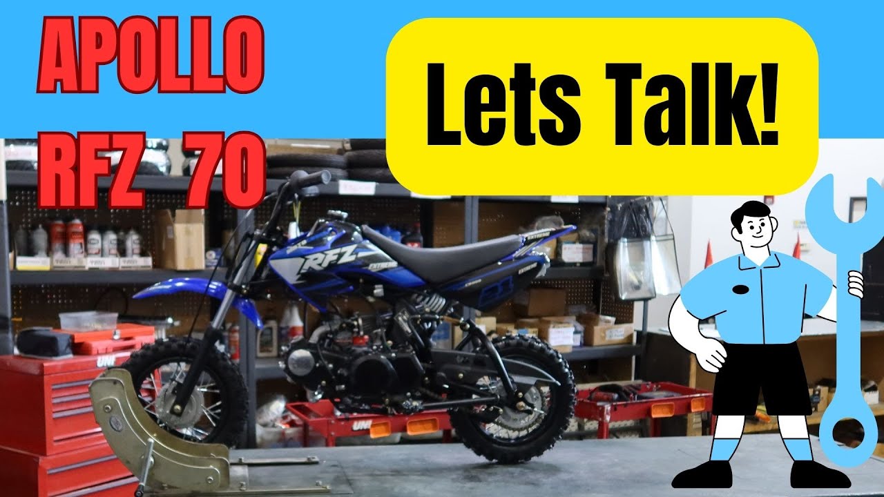 BUDGET Friendly HONDA CLONE AFFORDABLE BIKE | APOLLO RFZ 70 DIRT BIKES
