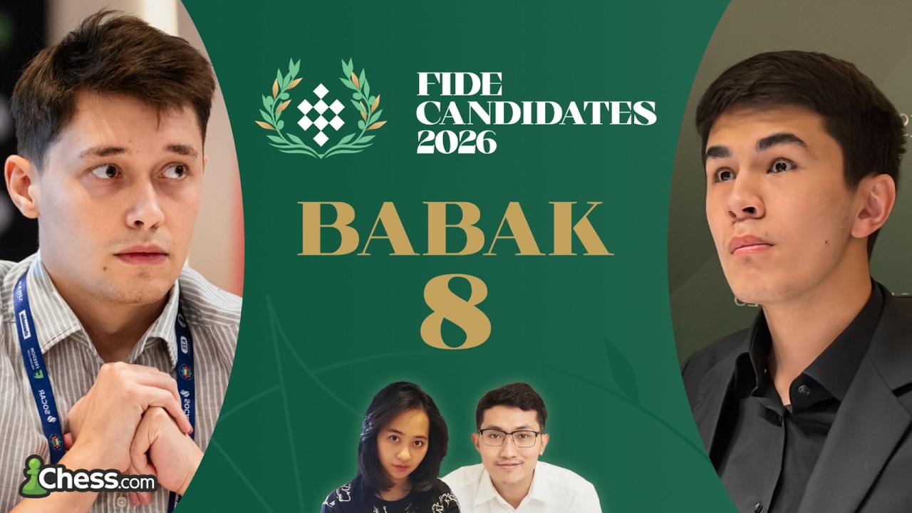 LIVE Turnamen Kandidat 2026 Babak 8 - Siapa Penantang Juara Dunia Catur? 🔥
