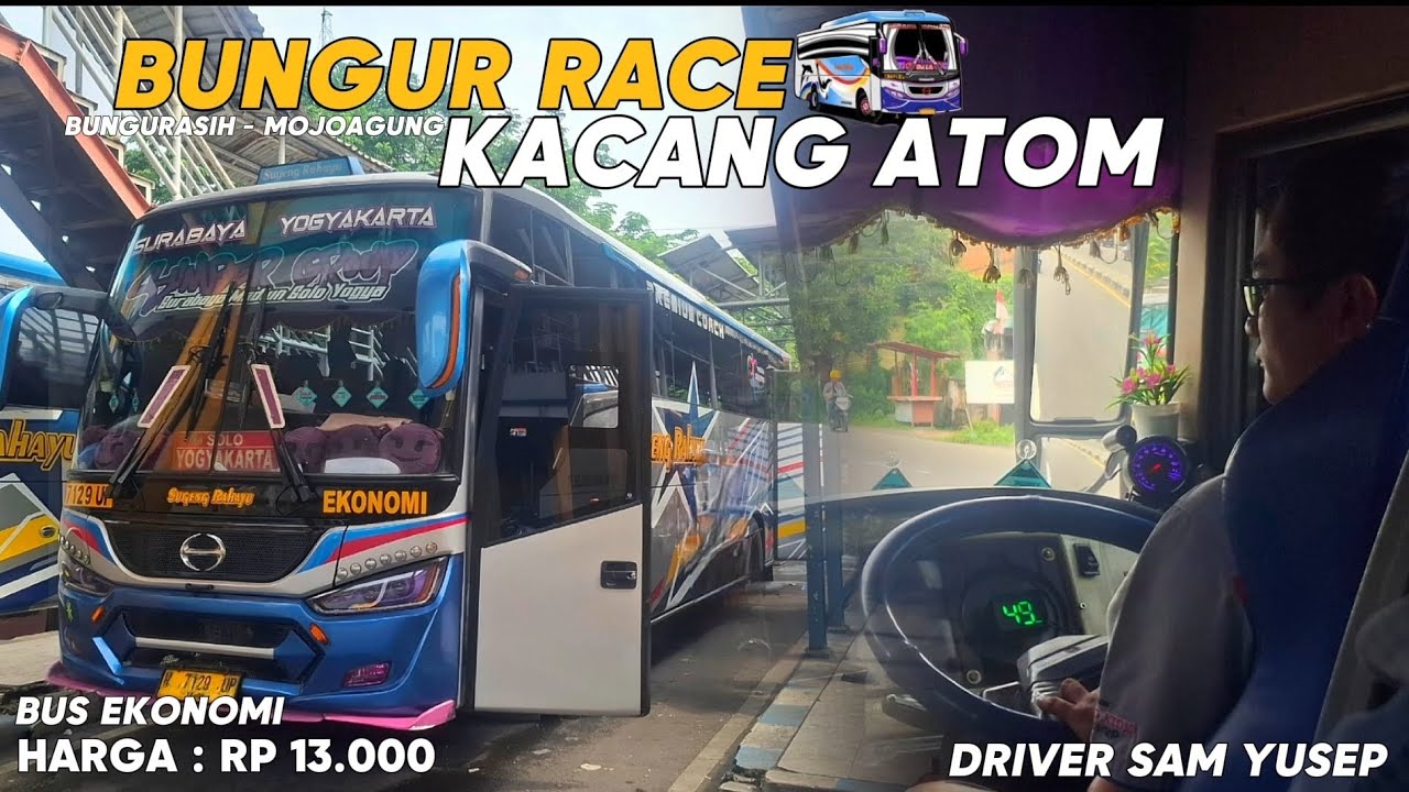 TRIP BUS JATIMAN!! Naik Sugeng Rahayu Kacang Atom W7129 UP