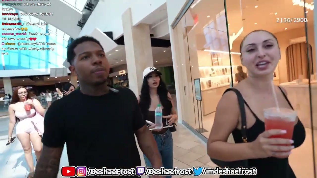 DESHAE FROST X SAHLT TAKING @TESSA0RTEGA BACK TO SCHOOL SHOPPING! PT. 1