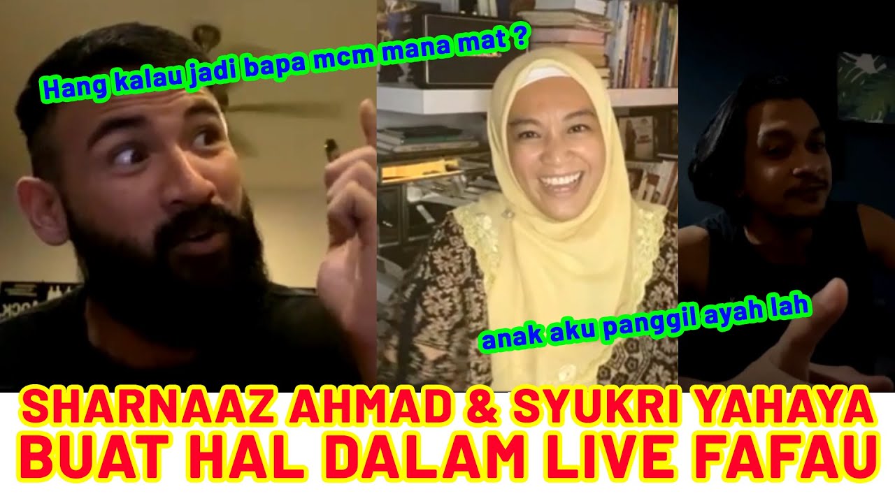 SHARNAAZ AHMAD & SYUKRI YAHAYA BUAT HAL DALAM LIVE FARAH FAUZANA