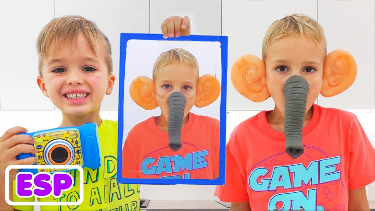 Vlad y Niki juegan con fotos | Videos divertidos para niños