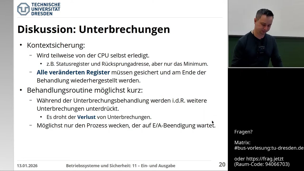 Vorlesung Betriebssysteme – 11.2, 12.1 Dateisysteme