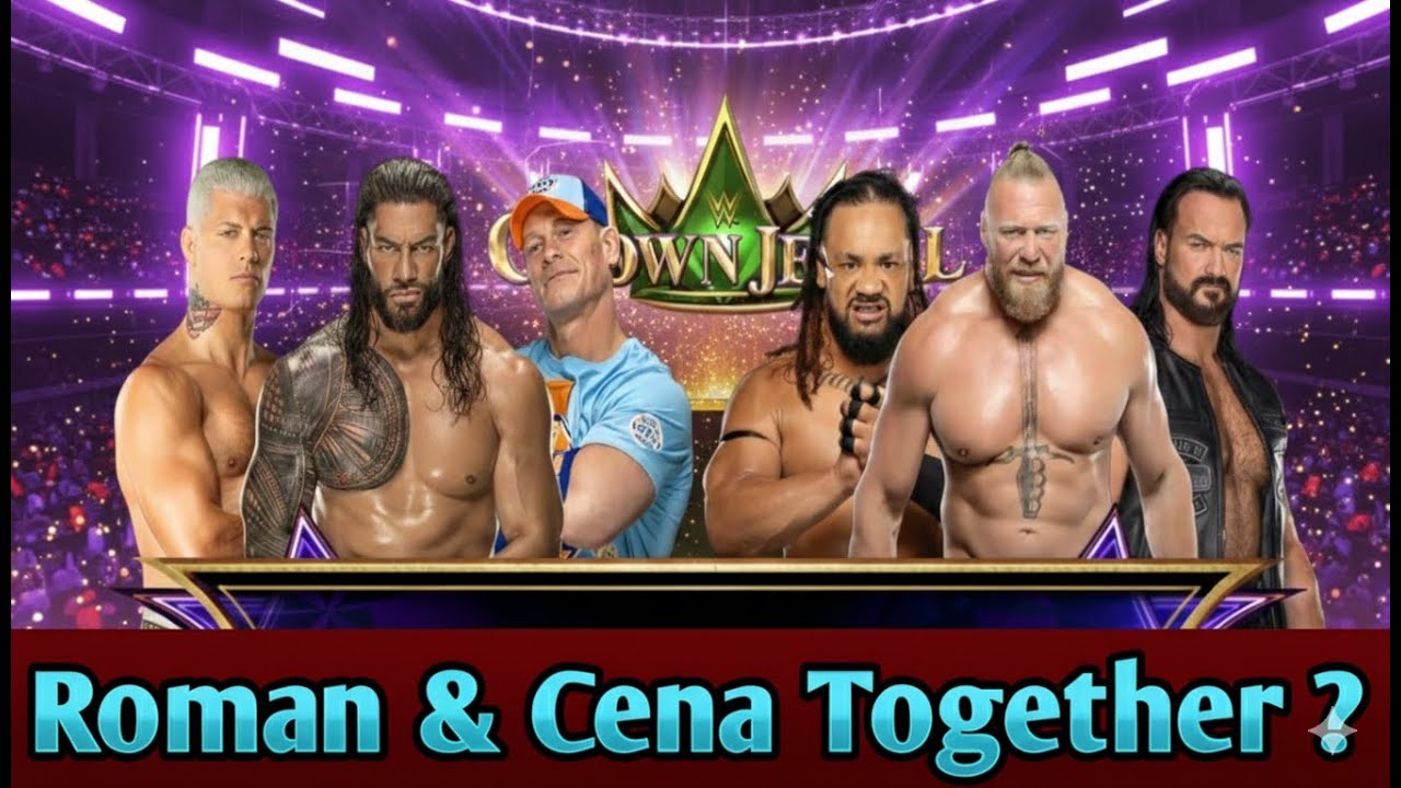 Roman Reigns & John Cena Team Up?! 😱 WWE 2K25 3v3 Tag Match