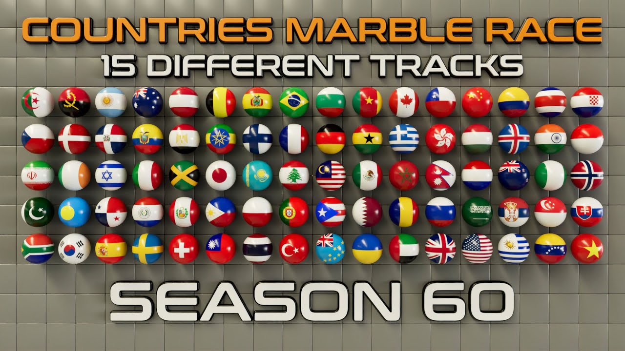 🏁 SEASON 60 – MARBLE RACE WORLD CHAMPIONSHIP 🌍